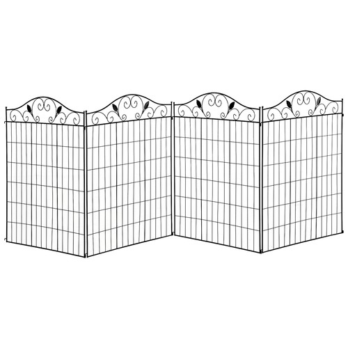 Stylish wooden pattern fence - wooden,
