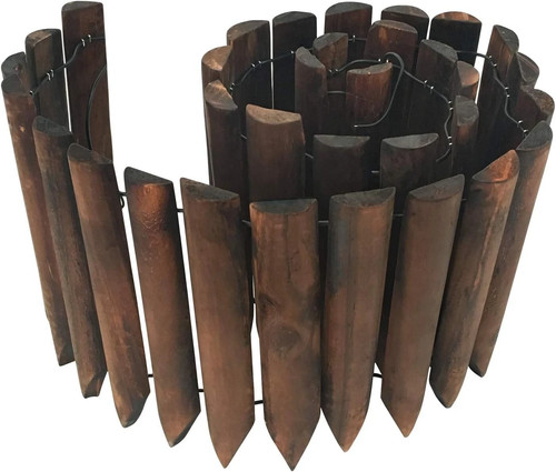 Garden wooden short fence - wooden,