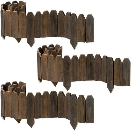 Wood garden edging wooden - wood, edging,