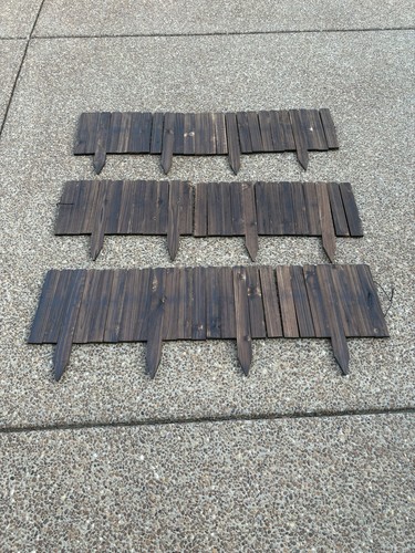 Wooden garden fence wood - garden,