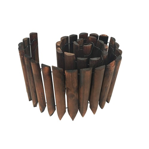 Garden wooden short fence - garden,