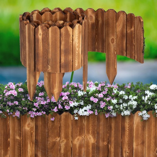 Linshry wood garden fence - wood, fence,