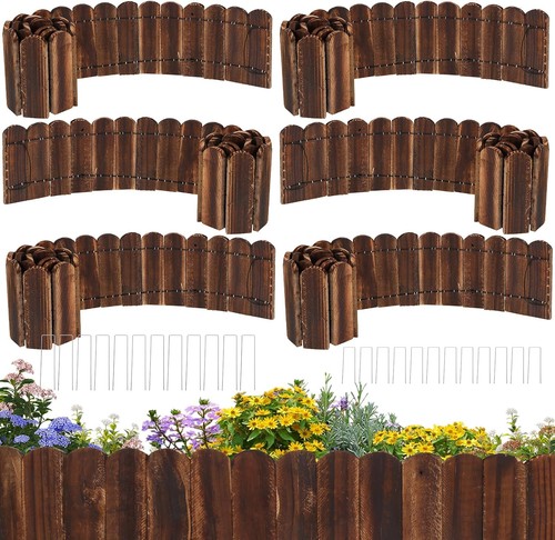 Wood garden edging pack 9 - edging, 5.9"