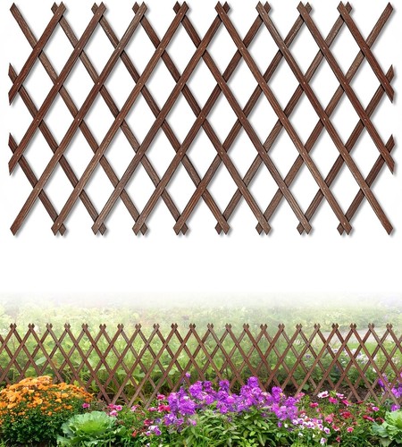 Expandable wooden latice fence - latice,