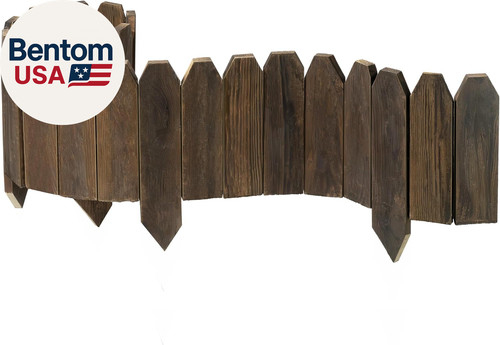 Wood garden edging wooden - wood,